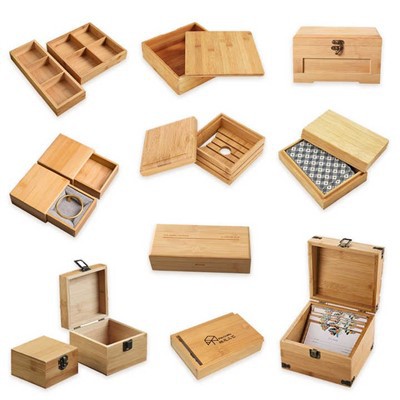 Pine Unfinished Wood Gift Packaging Boxes